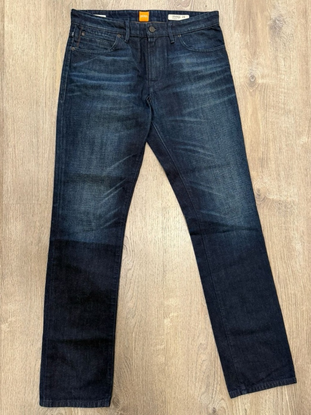Hugo Boss Orange 24 Regular Fit Jeans Dark Wash 32/34 Like New